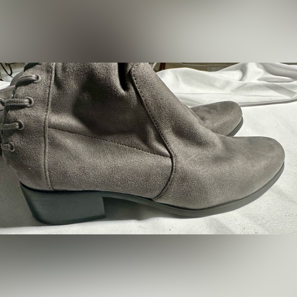 CHARLES BY CHARLES DAVID Gammon Gray Western Over-The-Knee Cowboy Boot Size 8.5 - Picture 6 of 11